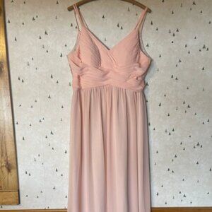 Azazie Blake Bridesmaid Dress Pearl Pink Custom Size
